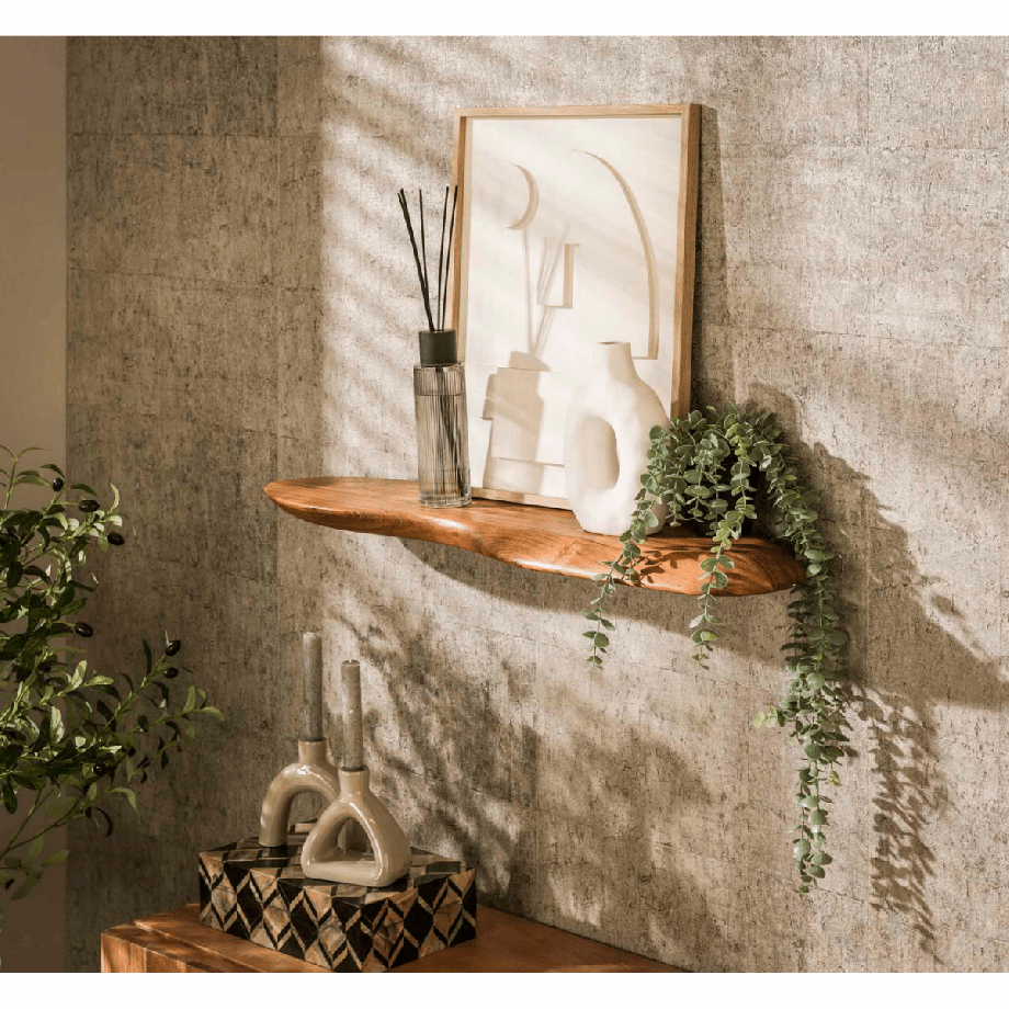 Boka organische wandplank - 90 cm - naturel