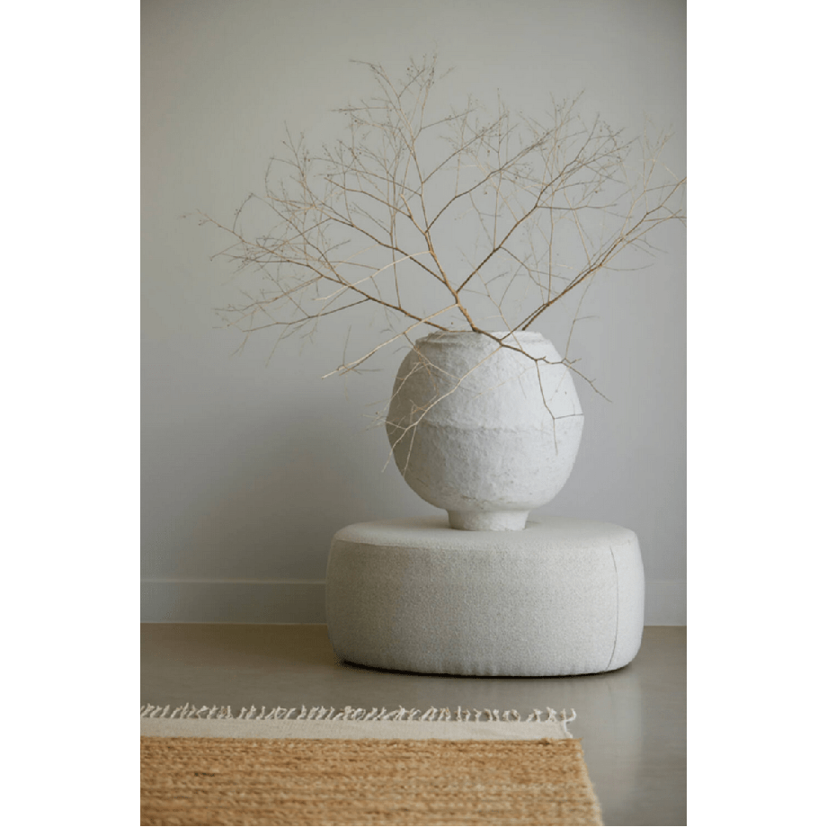 Liberia poef 80x80x35 cm - beige