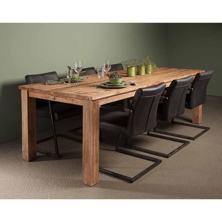 Lorenzo eettafel - 160 cm - bruin