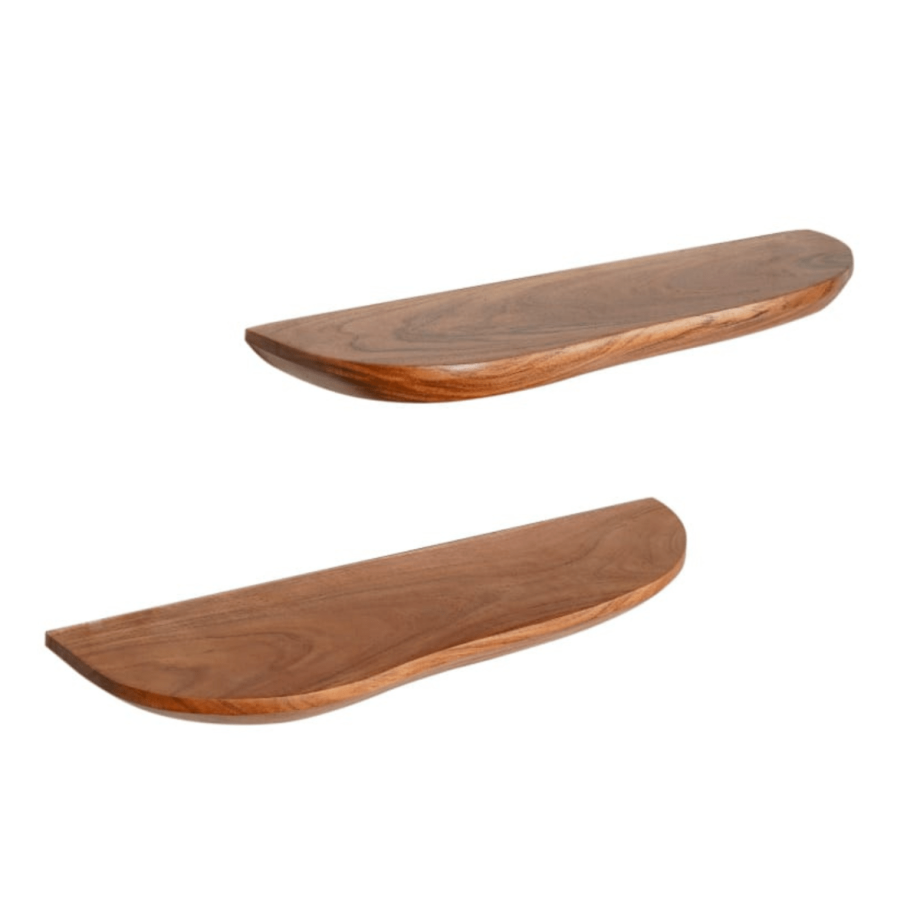 Starfurn Wandplank set van 2 Live edge 60 cm