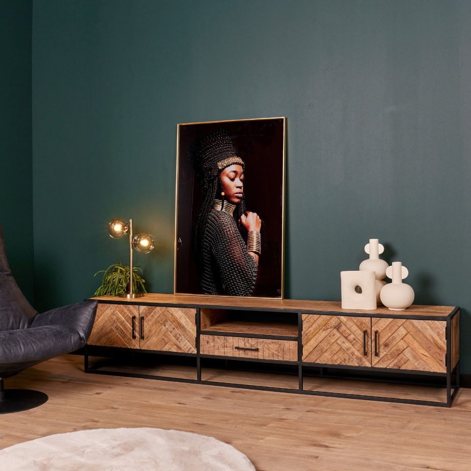 Tv meubel Arlington - 240 cm - naturel