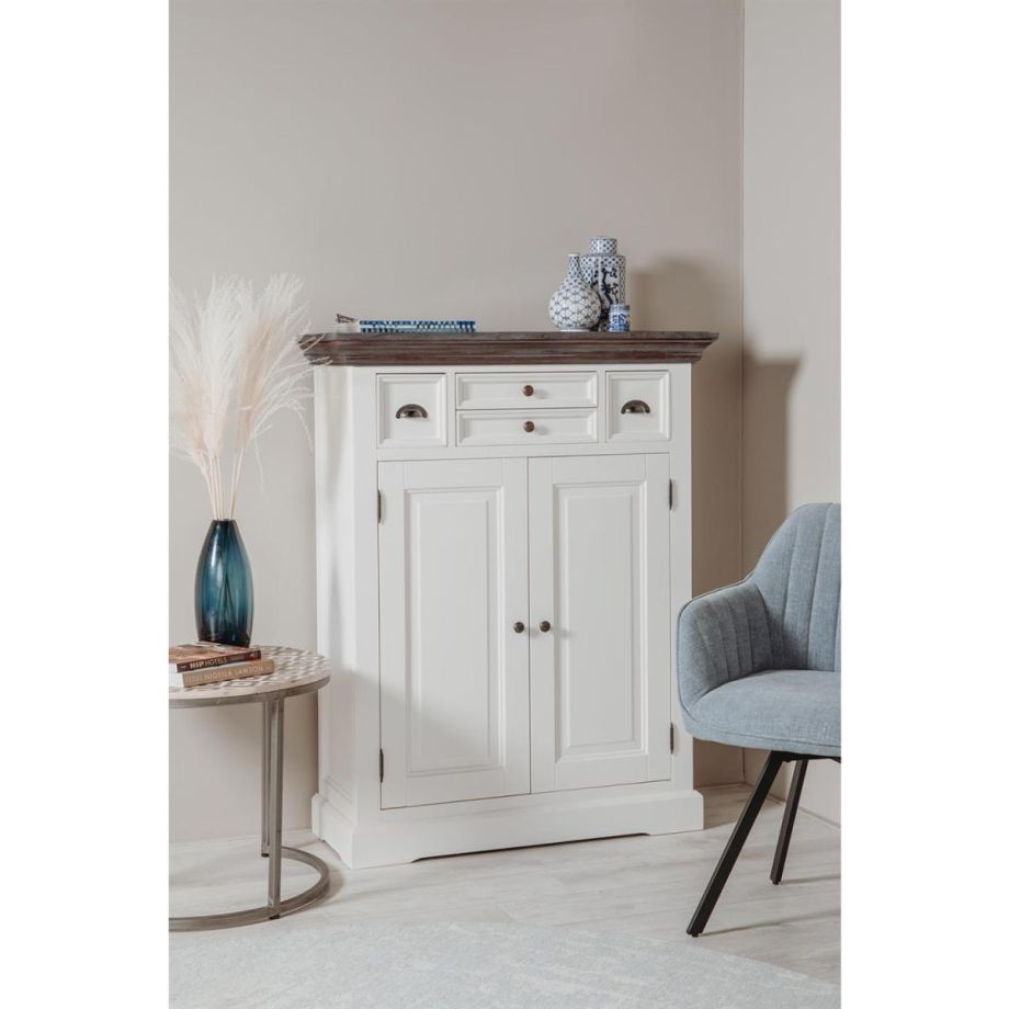 Fleur meidenkast - 100 cm - wit