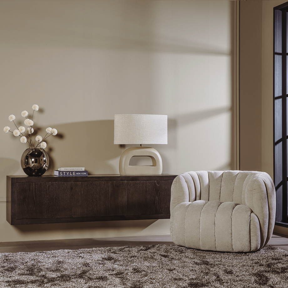 Mincio tv-meubel hangend - 176 cm - burin