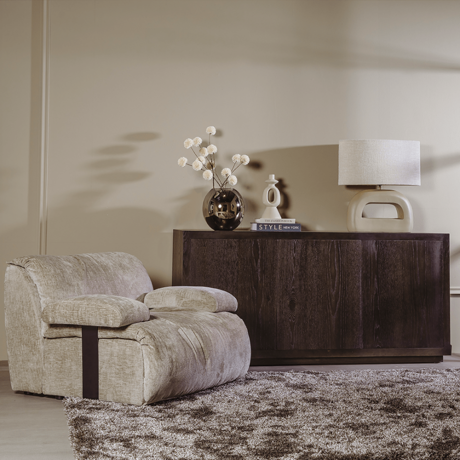 Tower Living Mincio dressoir - 176 cm - bruin