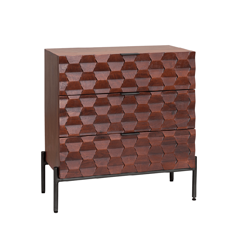 Tower Living Paola ladekast - 75 cm - bruin