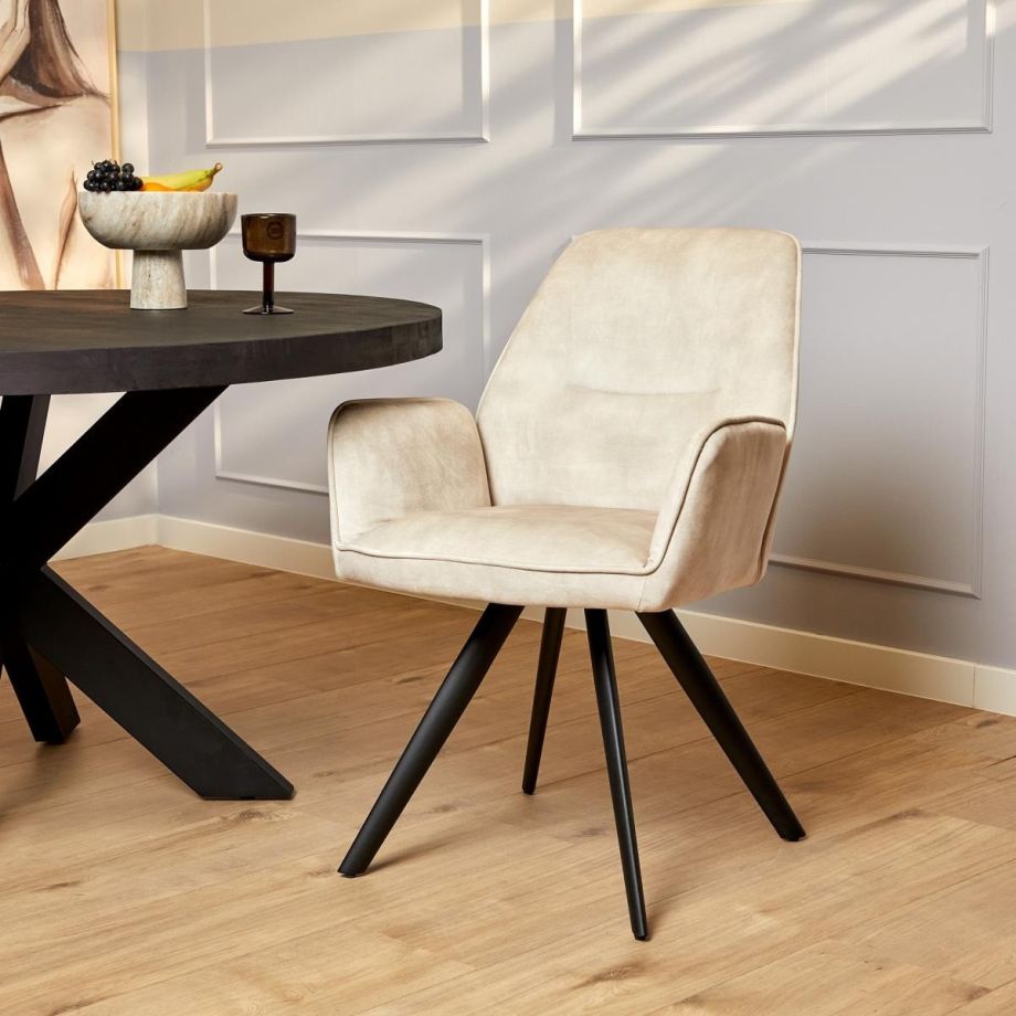 Eetkamerstoel Nova met armleuning