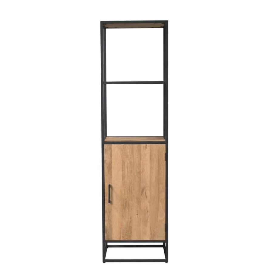 Starfurn Boekenkast Dakota 1 deur 55 cm - naturel