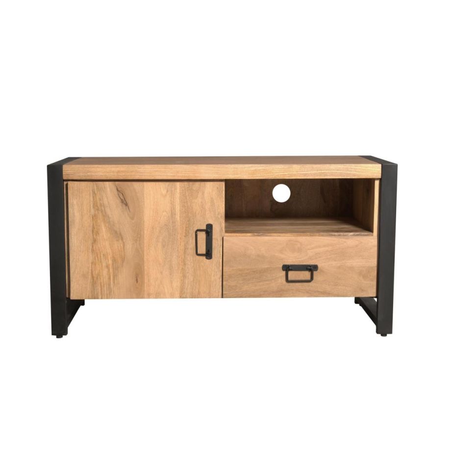 Starfurn Tv meubel Britt met deur en open vak 110 cm - naturel