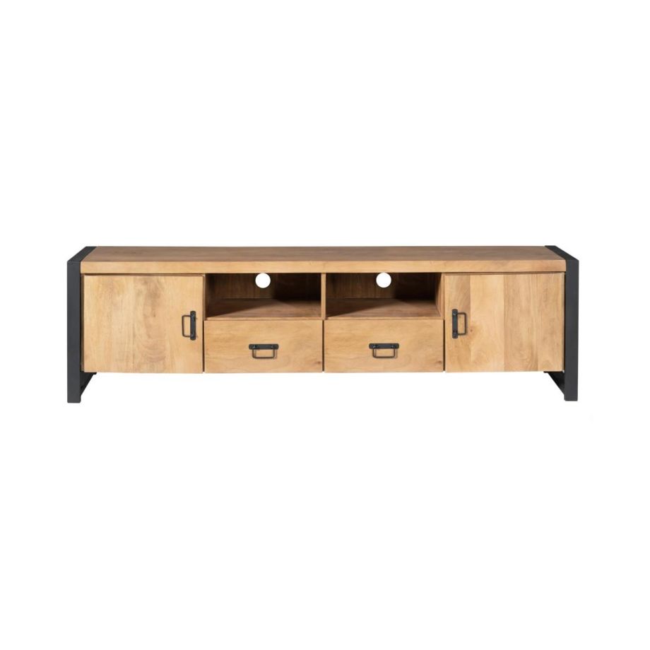 Starfurn Tv meubel Britt met deuren en lade 200 cm - naturel