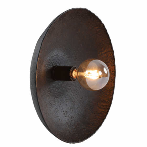 Neva wandlamp Ø40 cm mat zwart van het woonmerk Light & Living