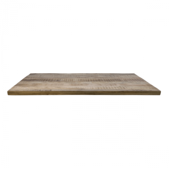 Portland rechthoekig tafelblad 180x90x5 mangohout naturel van het woonmerk HSM Collection