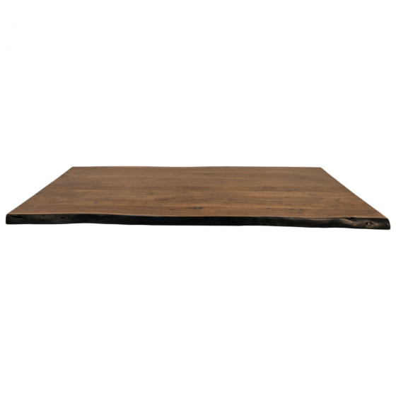 Sorata rechthoekig tafelblad 240x100x5 acaciahout walnoot/zwart van het woonmerk HSM Collection