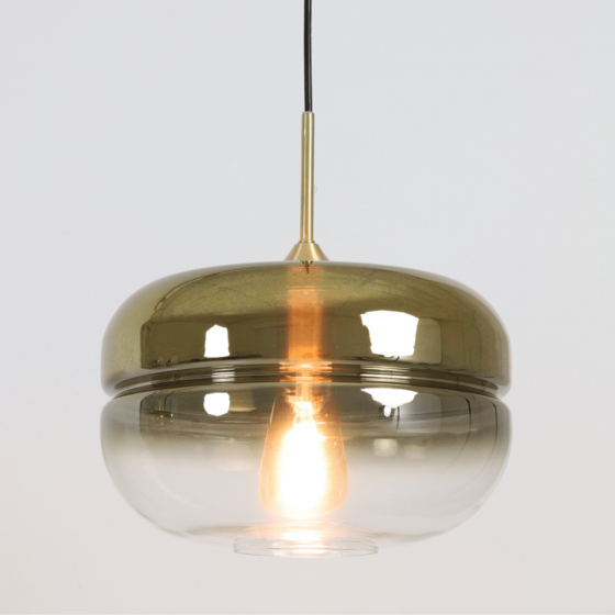 Cherle hanglamp glas goud Ø29 cm van het woonmerk Light & Living