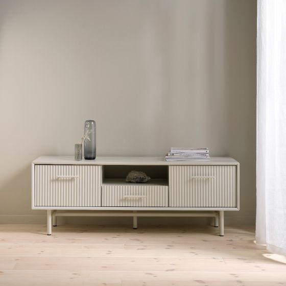 Luna tv-meubel 140 cm - grijs/beige