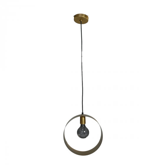 Ronde hanglamp rond ø30 cm metaal goud van het woonmerk HSM Collection