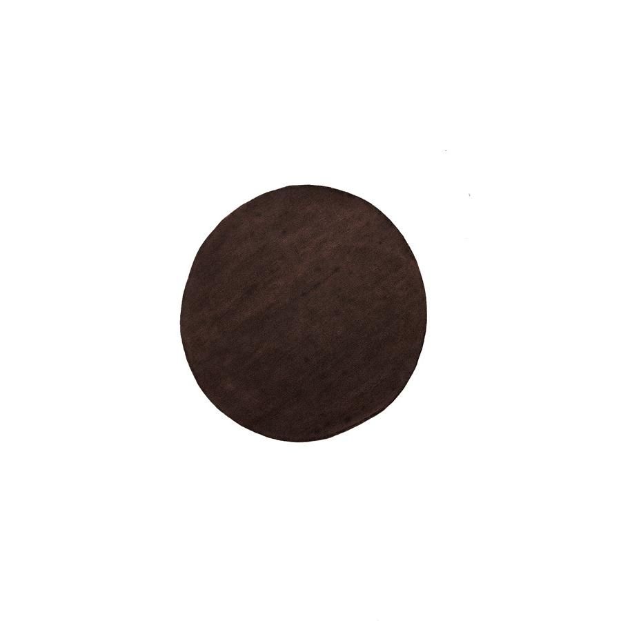 Arcola vloerkleed ø180 cm - donkerbruin