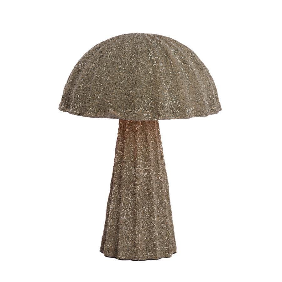 Light & Living Christio tafellamp ø29x37 cm textuur - donkergrijs