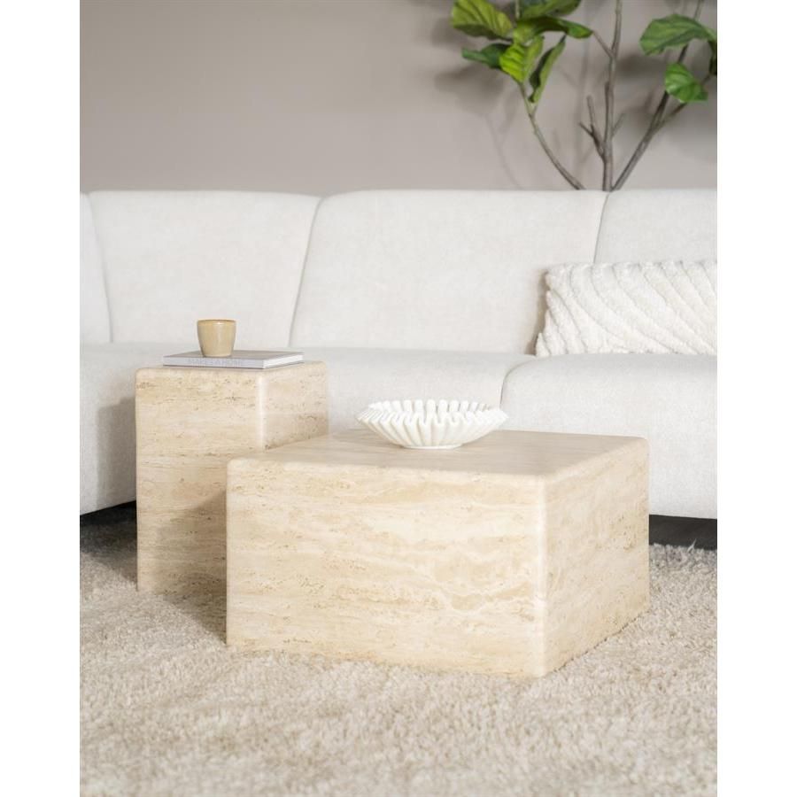 Bijzettafel Donta - bruin