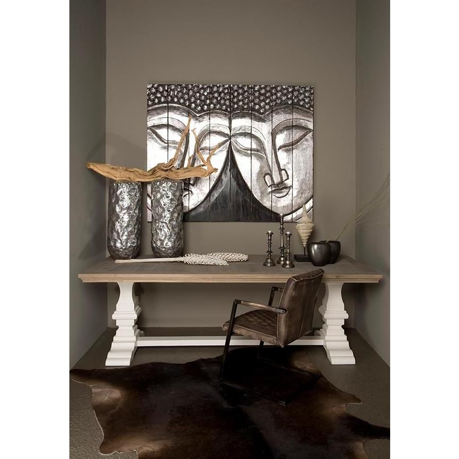 Tower Living Toscana eettafel - 260 cm - wit