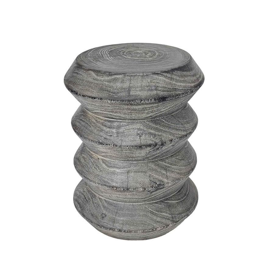 Vinci (cinque) bijzettafel - ø35 cm - bruin