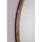 Gale spiegel rond ø80 cm - bruin