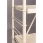 Iron wandkast hoog - beige