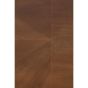 Lomma eettafel hout 200 cm - bruin/goud