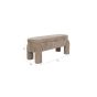 Lilly bench - taupe
