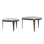 Tobias salontafel set van 2 Ø64x39+Ø75x44 cm