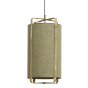 Sendai hanglamp Ø42x70 cm - groen/bamboo