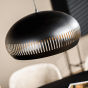 Janelle hanglamp 1L 50 cm breed zwart van het woonmerk Vurna