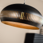 Janelle hanglamp 1L 50 cm breed zwart van het woonmerk Vurna