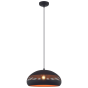 Janelle hanglamp 1L 50 cm breed zwart van het woonmerk Vurna