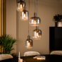Joséphine hanglamp smoke glas 5L van het woonmerk Vurna