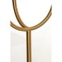 Magdala vloerlamp 3L - glas bruin/goud