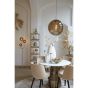 Magdala vloerlamp 3L - glas bruin/goud