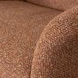 Stockholm elektrische fauteuil bouclé - koraal