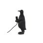 Penguin tafellamp E14 16x13x34 cm - mat zwart