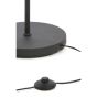 Edisa vloerlamp 3L - velvet donkerbruin