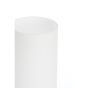 Rylano tafellamp ø12x35 cm glas melk - zand+antiek brons