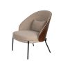 Rodin fauteuil beige/leer