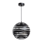 Josefien hanglamp zwart staal 30 cm