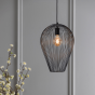 Abby hanglamp Ø31x40 cm mat zwart van het woonmerk Light&Living