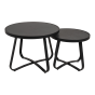 Carcassonne bijzettafel aluminium | set van 2 - OUTLET B
