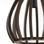 Barsia hanglamp Ø50x54 cm - oranje/bruin