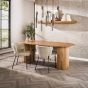 Sedona ovale eettafel - 215 cm - naturel