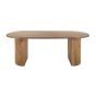Sedona ovale eettafel - 215 cm - naturel