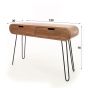Kaptafel / Sidetable Bing 120 cm van het woonmerk Fraaai