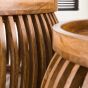 Odila salontafel mangohout curve set van 2 van het woonmerk Fraaai