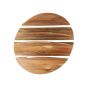 Aarav wandschap set van 4 rond - massief naturel